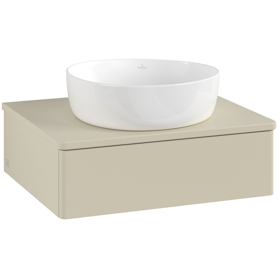 Wastafelonderkast Antao 600x190x500mm S.Grey Matt Lacquer K07010HJ