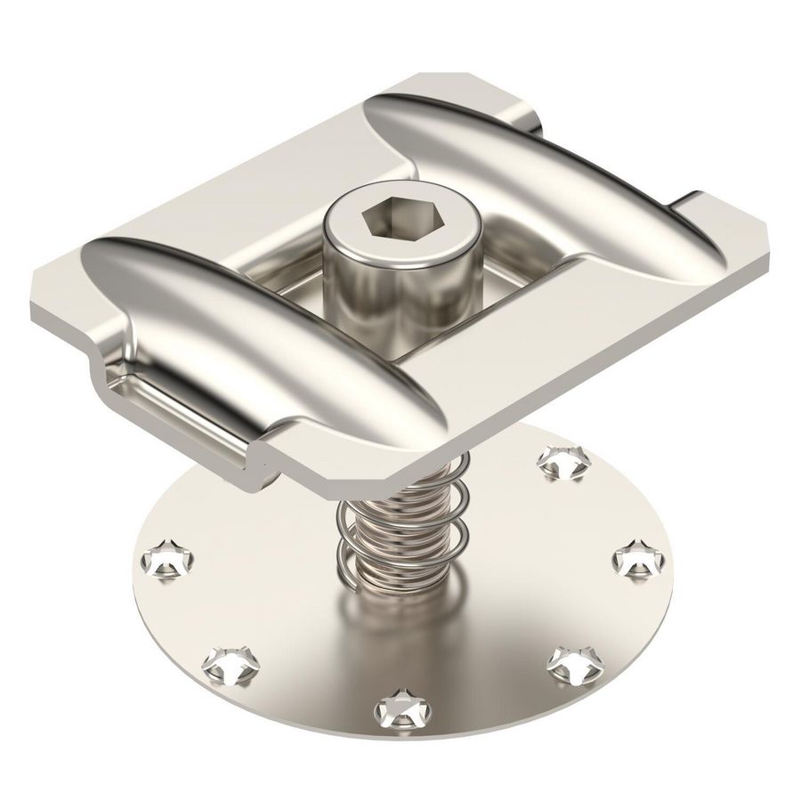 Middenklem met veer PV-montagesystemen 50x40x48 RVS 1 VVE=50