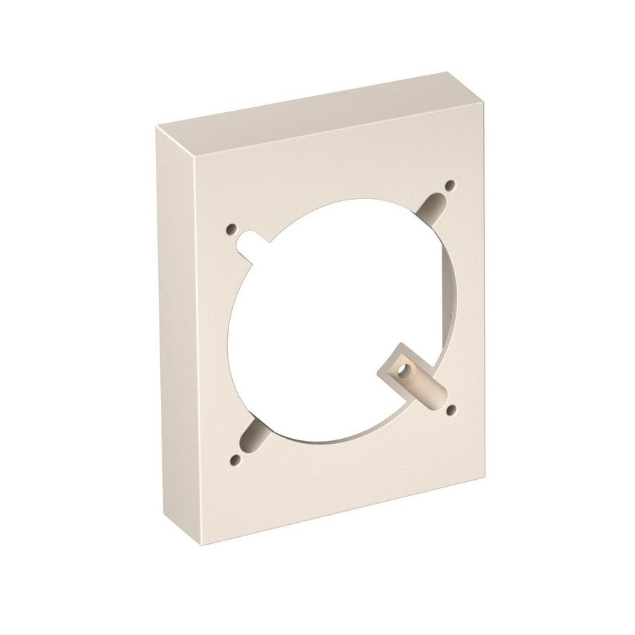 Afdekraam CEE-flens SIGNA BASE RAL9001 120x95x25 polycarb.