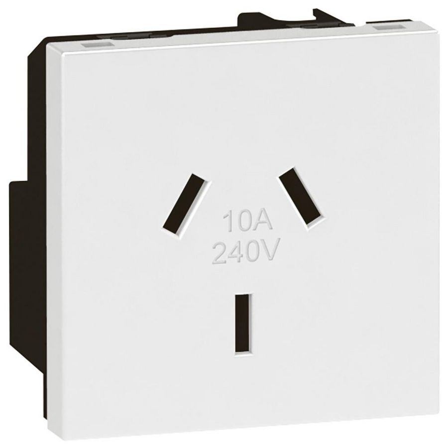 Wandcontactdoos Australie 10A geschakeld Arteor VVE=10