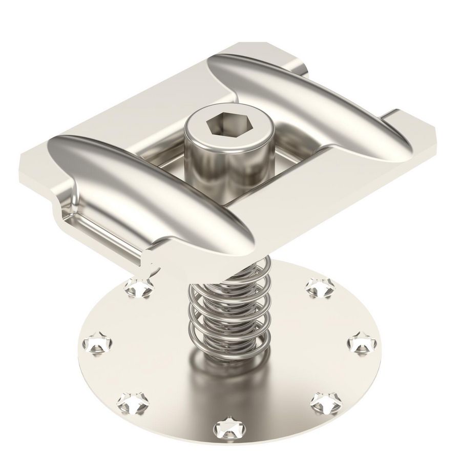 Middenklem met veer PV-montagesystemen 50x40x53 RVS 1 VVE=50