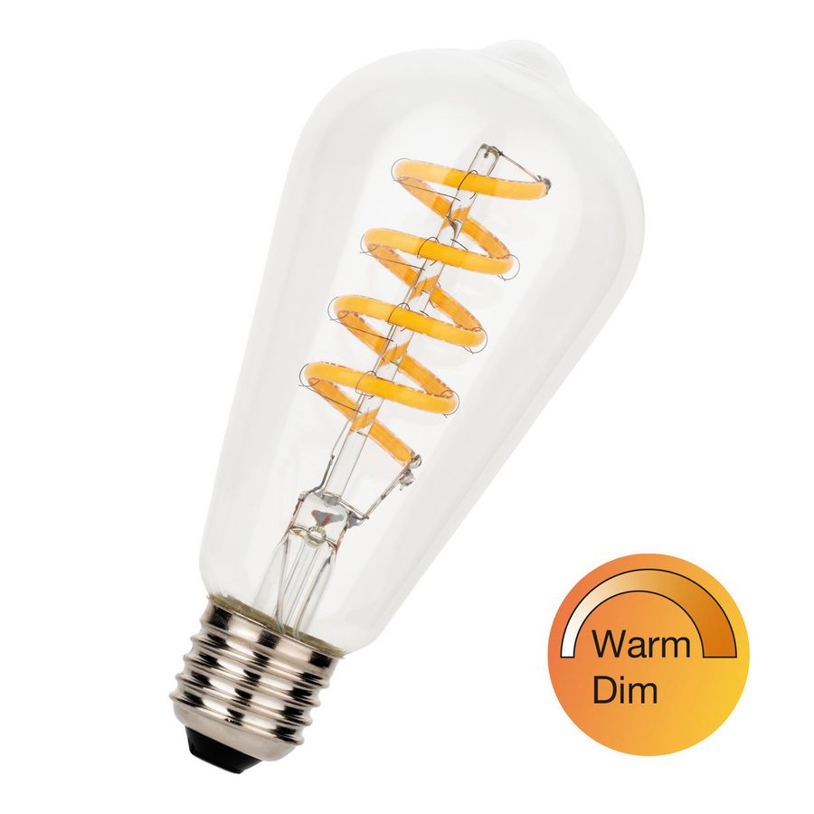 LED-lamp ST64 WarmDim E27 6.2W (39W) 460lm 927-920 helder