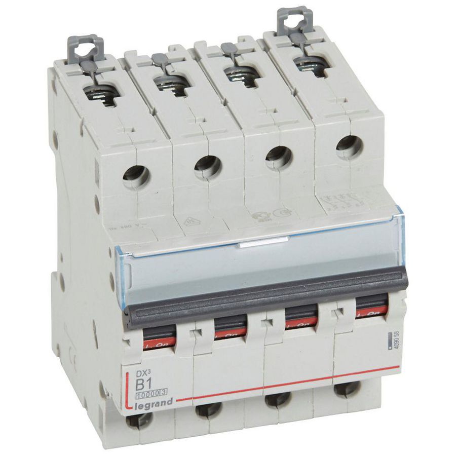 Installatieautomaat MCB DX³ 4-polig B-karakteristiek 1A 10000A