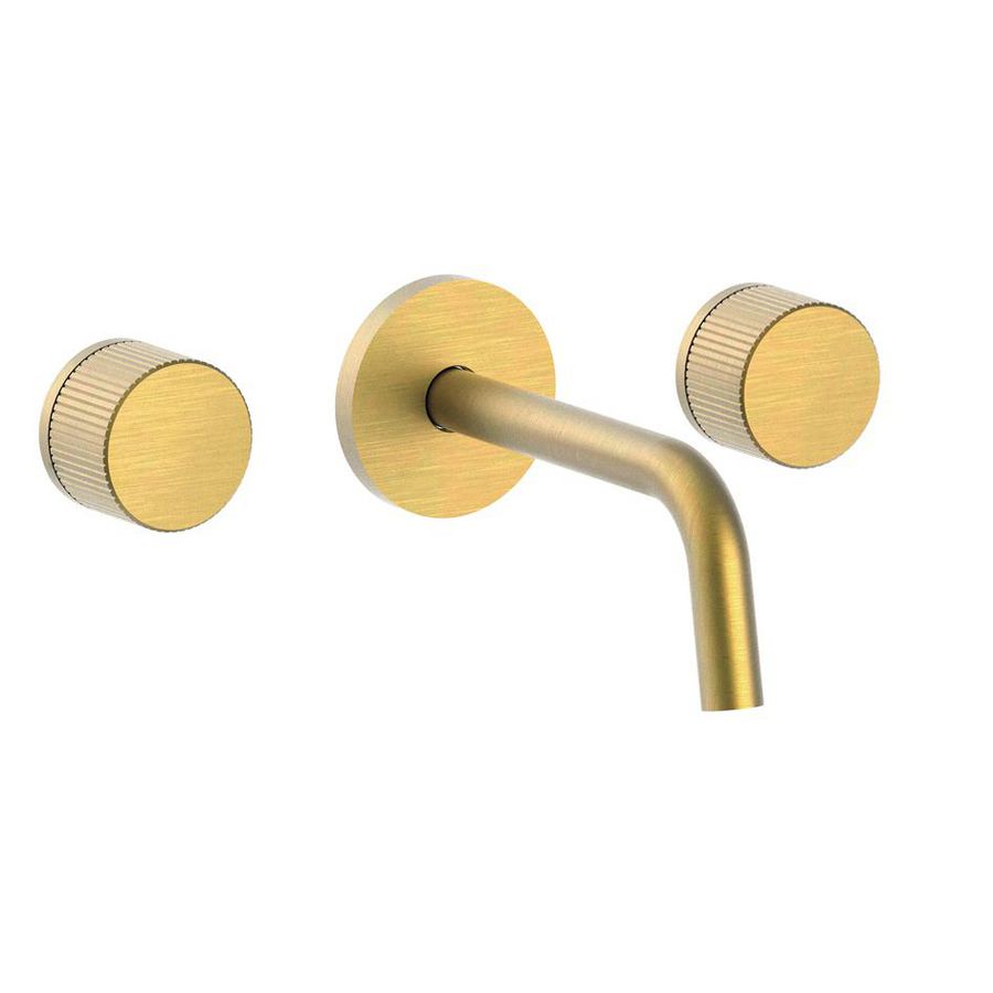 3-gats inbouw wastafelmengkraan+korte uitloop 175mm JO003HGSP