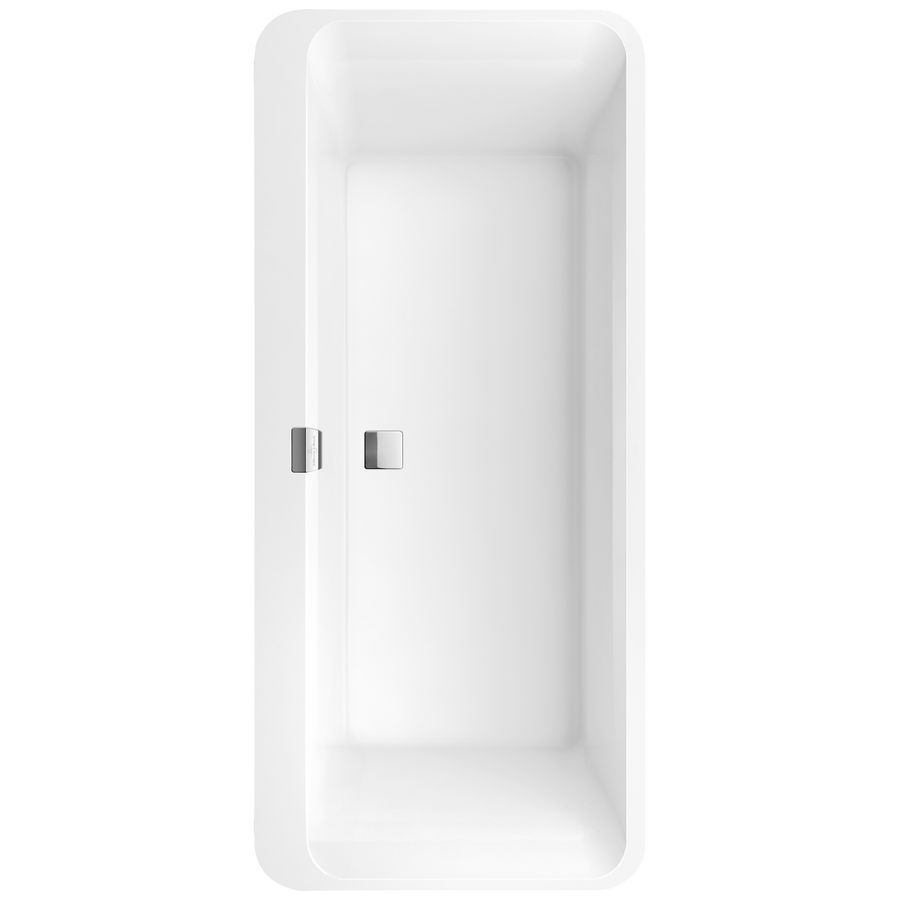 Ligbad Squaro Edge 12 ovaal 180x80cm quaryl UBQ180SQE7DV-RW
