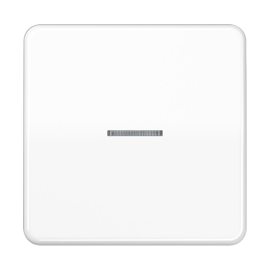 Tastafdekking 1voudig CD500 alpinwit KNX RF