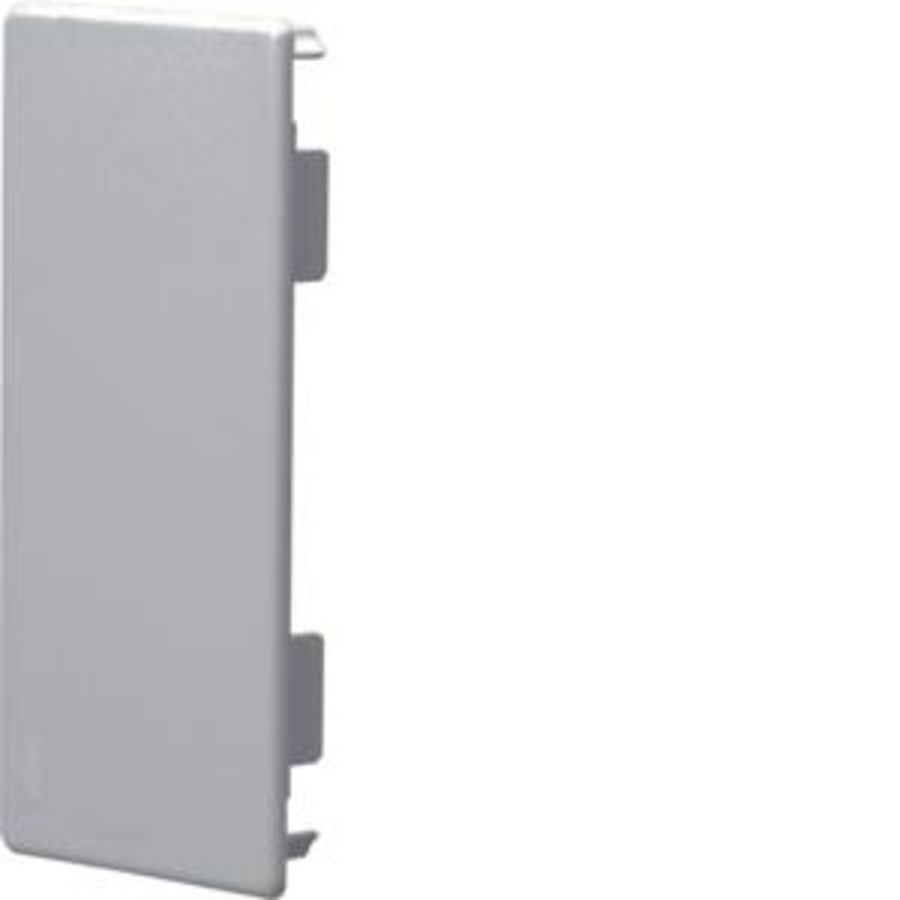 Eindplaat voor goot 60x130mm FB grijs