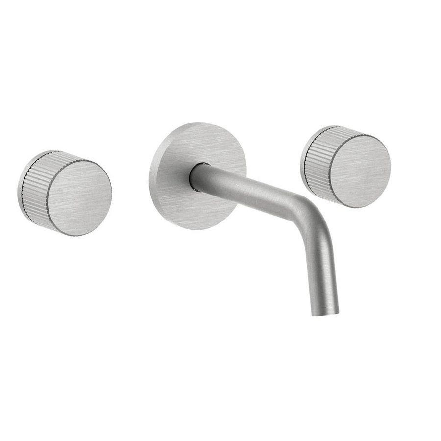 3-gats inbouw wastafelmengkraan+korte uitloop 175mm JO003ST