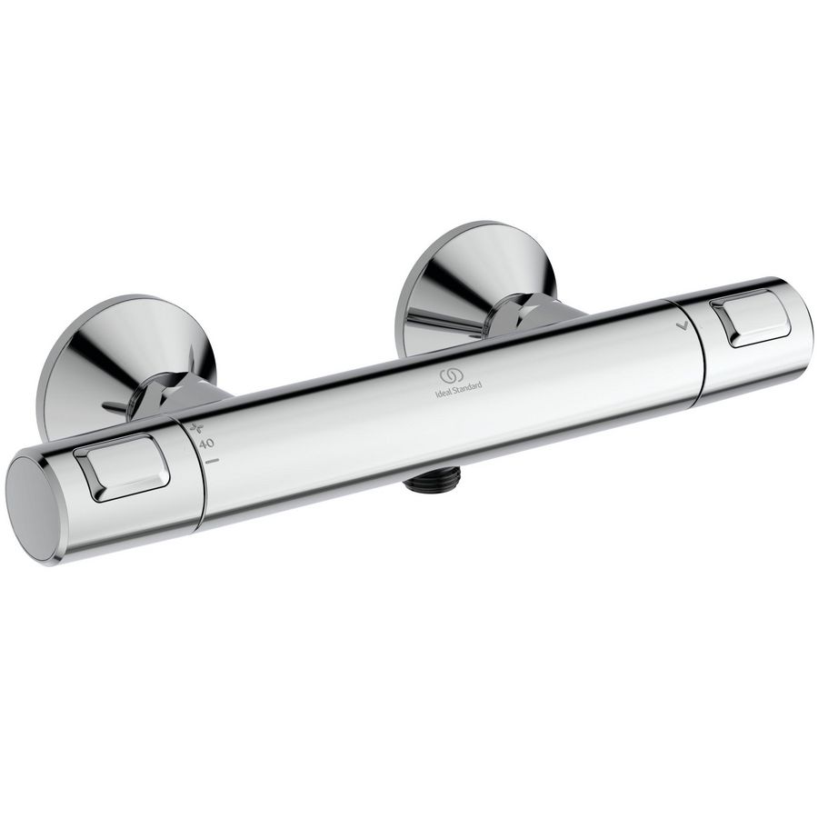 Douchethermostaat CERATHERM T25 chroom cool body 150mm incl. s-koppeling