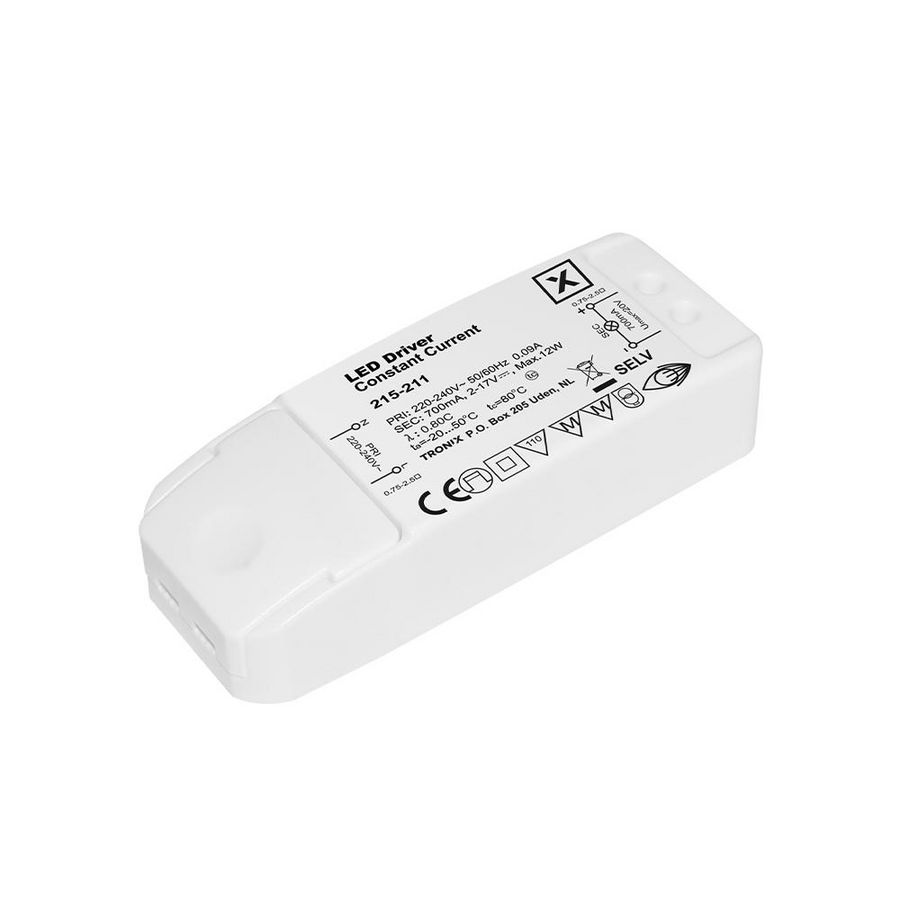 Voeding LED 700mA 12W niet dimbaar