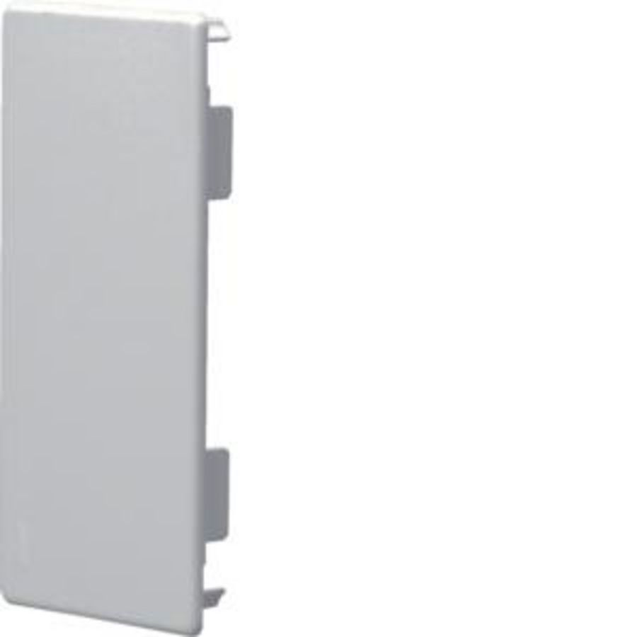 Eindplaat voor goot 60x130mm FB lichtgrijs