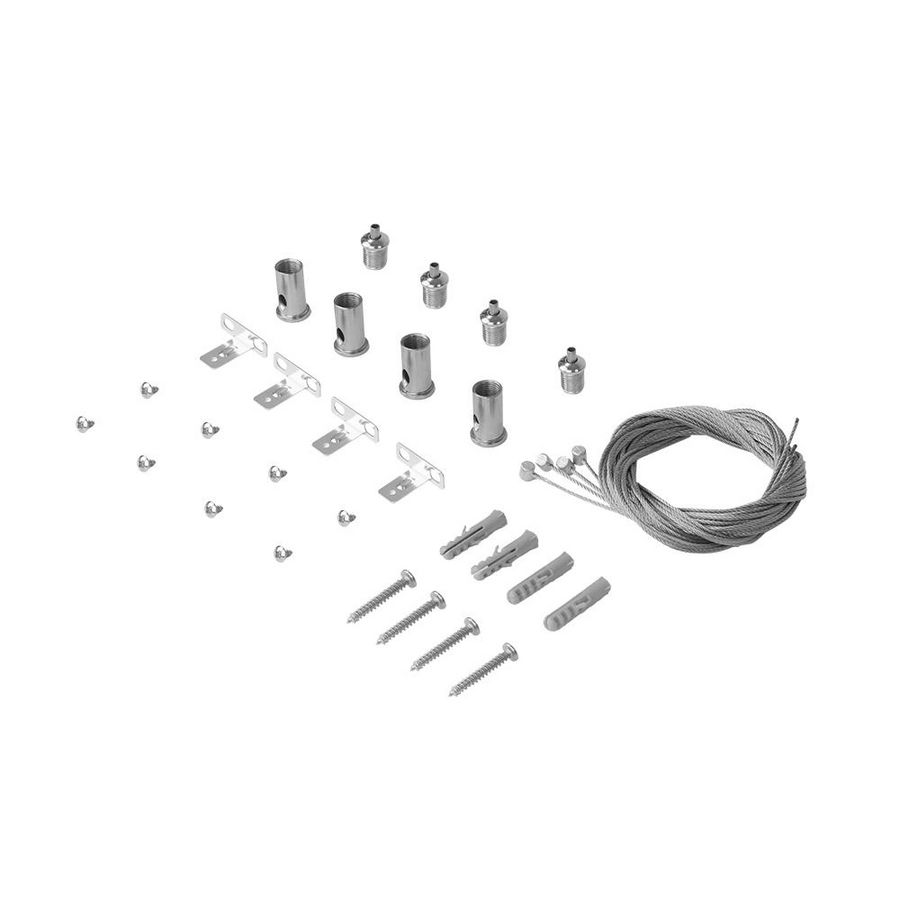 Ophangkabelset voor LED paneel 4 kabels max. 2mtr.