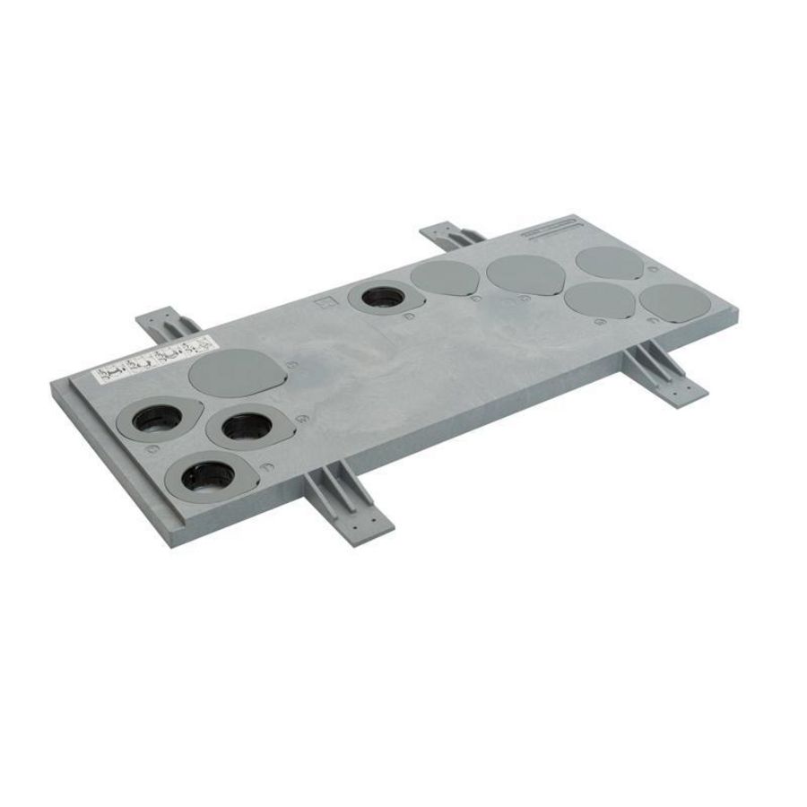 Meterkastvloerplaat kunststof gasloos 750x310mm