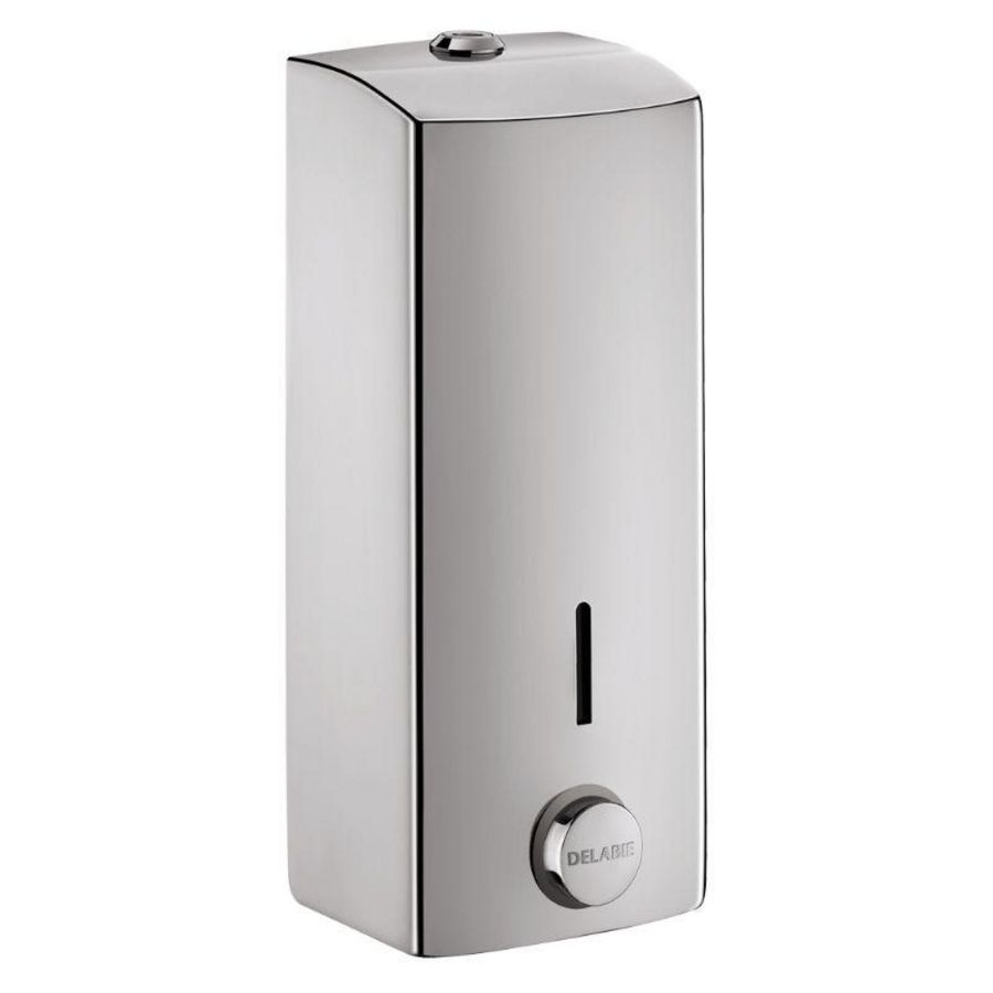 Zeepdispenser 1000ml. RVS 304 mat gepolijst vandaalbestendig