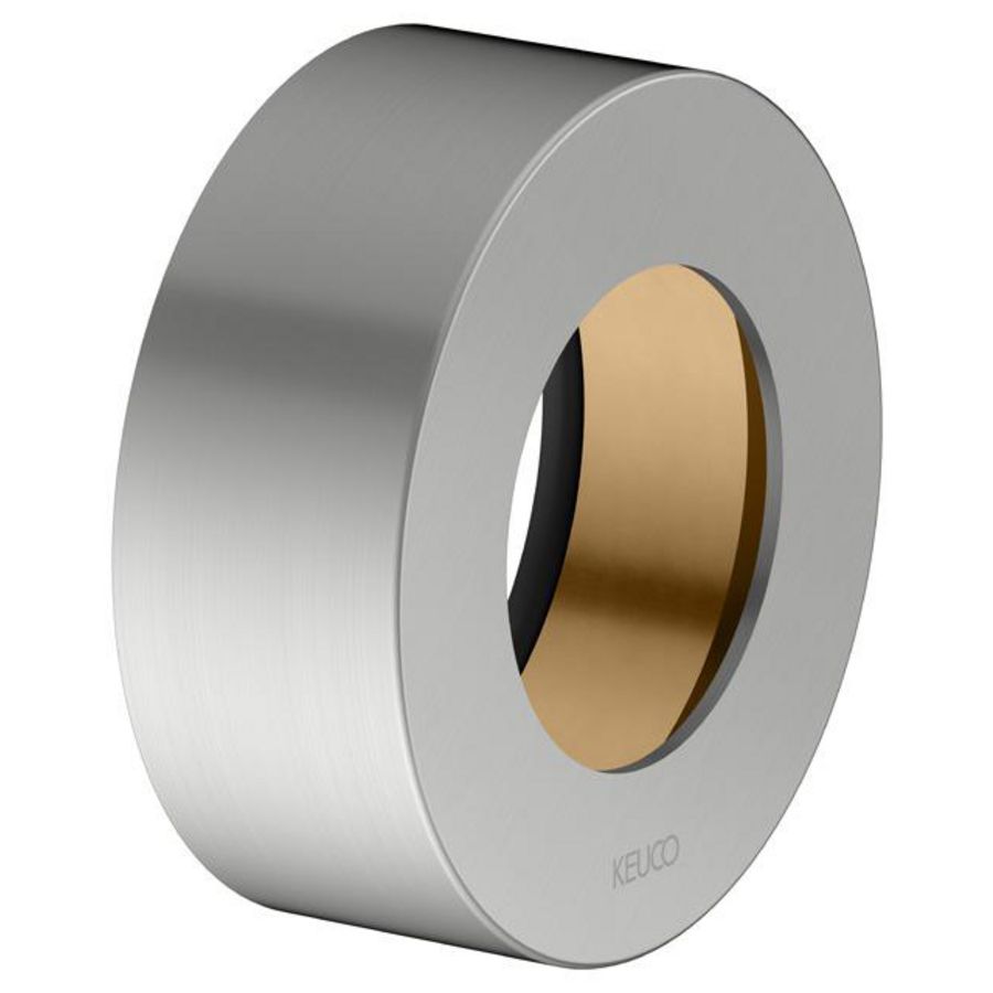 Verlengings-rozet voor omstelling/rond hoogte 25mm rvs