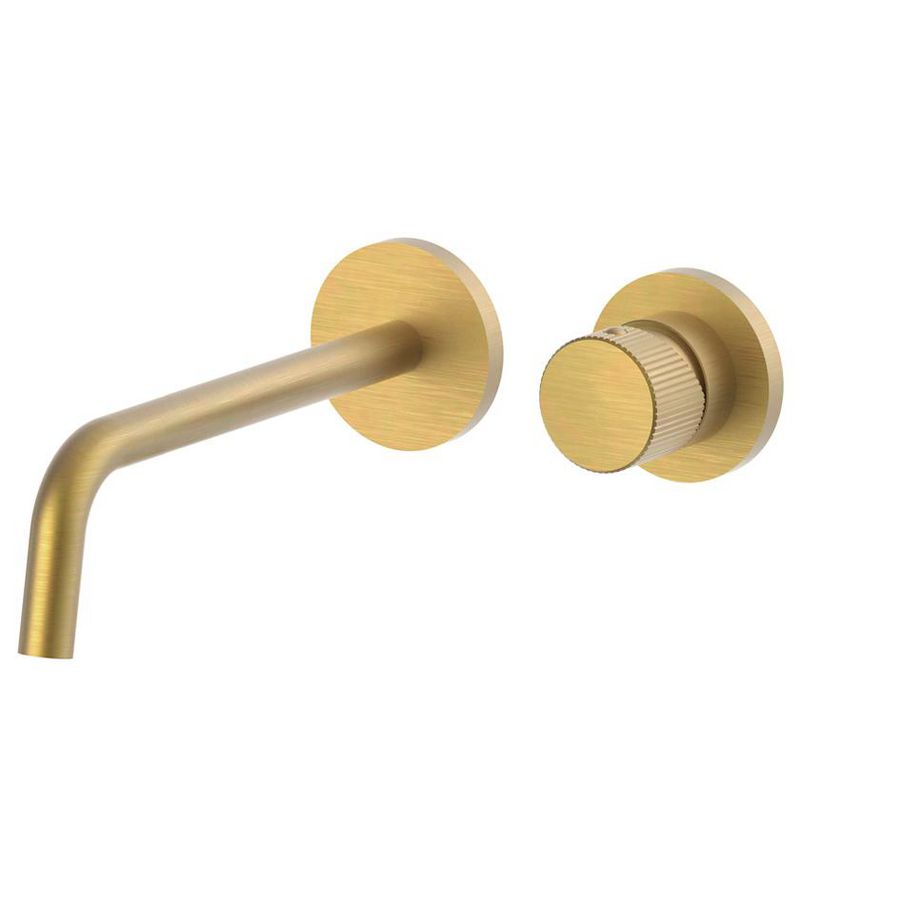 Inbouw wastafelmengkr+uitloop 245mm 2roz diam.70 JO007HGSP70