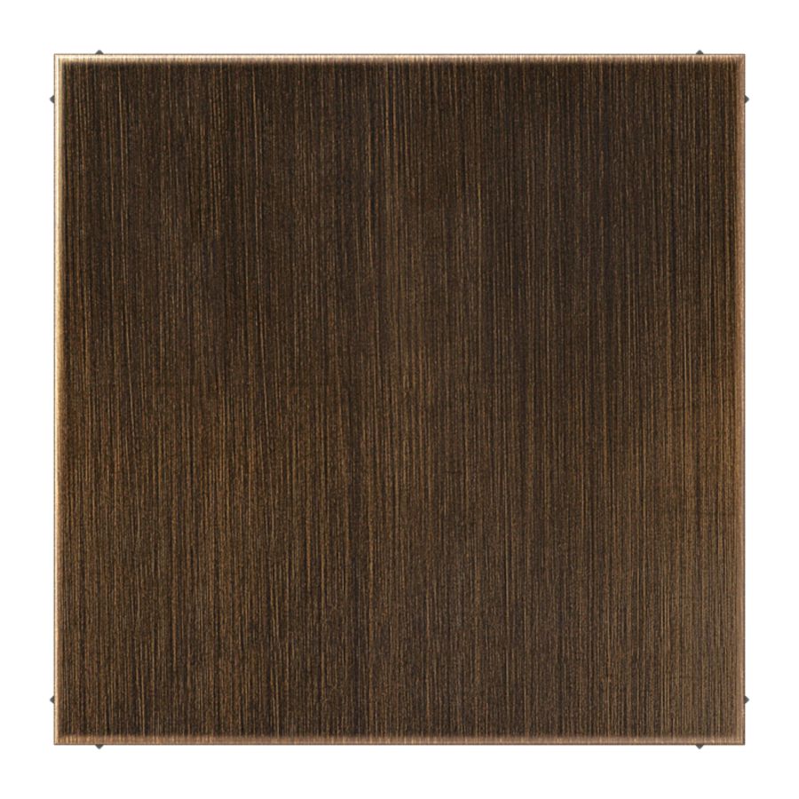 Centraalplaat blind LS messing antiek