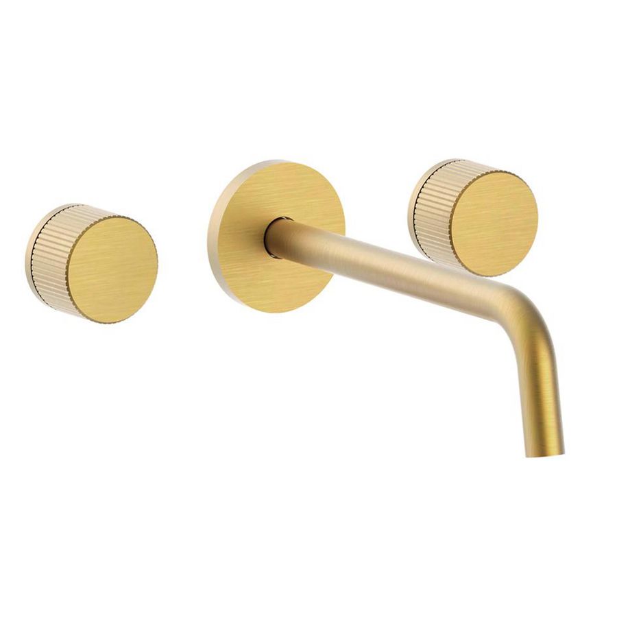 3-gats inbouw wastafelmengkraan+lange uitloop 245mm JO008HGSP