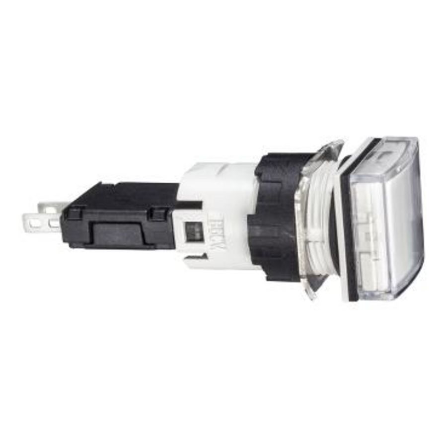 Signaallamp Vierkant IP65 LED 24V Connector Kleurloos