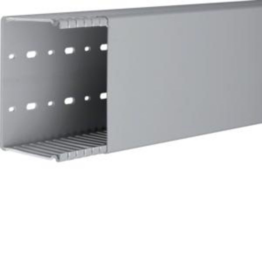 Lengte a 2m. Bedradingskoker BA6 + deksel 80x120 mm grijs