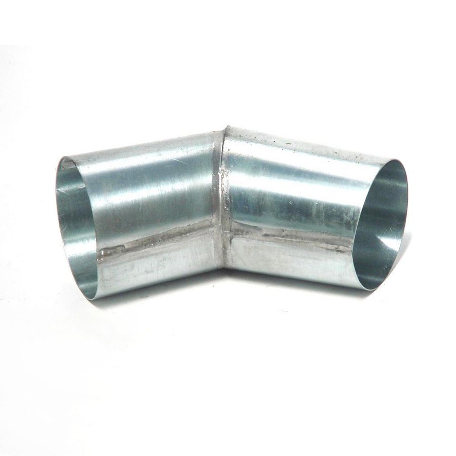 Zinken HWA bocht 100mm 45° gesoldeerd