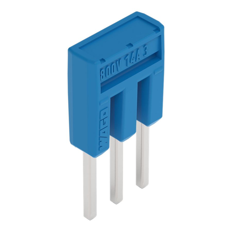 Brug 3-voudig geisoleerd blauw 2000-403/000-006 VVE=25