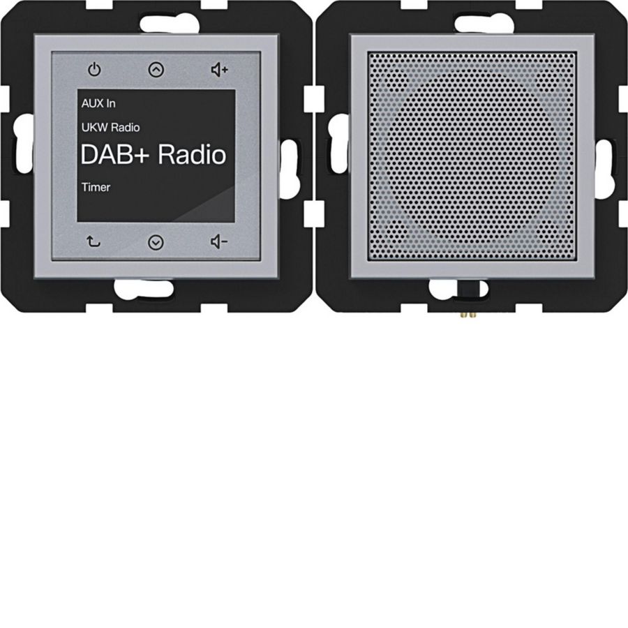 Radio touch DAB+ met luidspreker A.x/C.x titaan