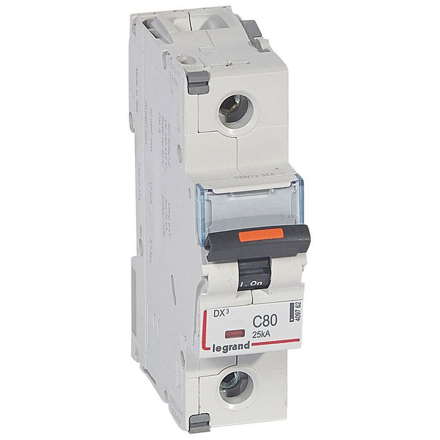 Installatieautomaat 1-polig C-karakteristiek 80A 25kA DX³ DIN