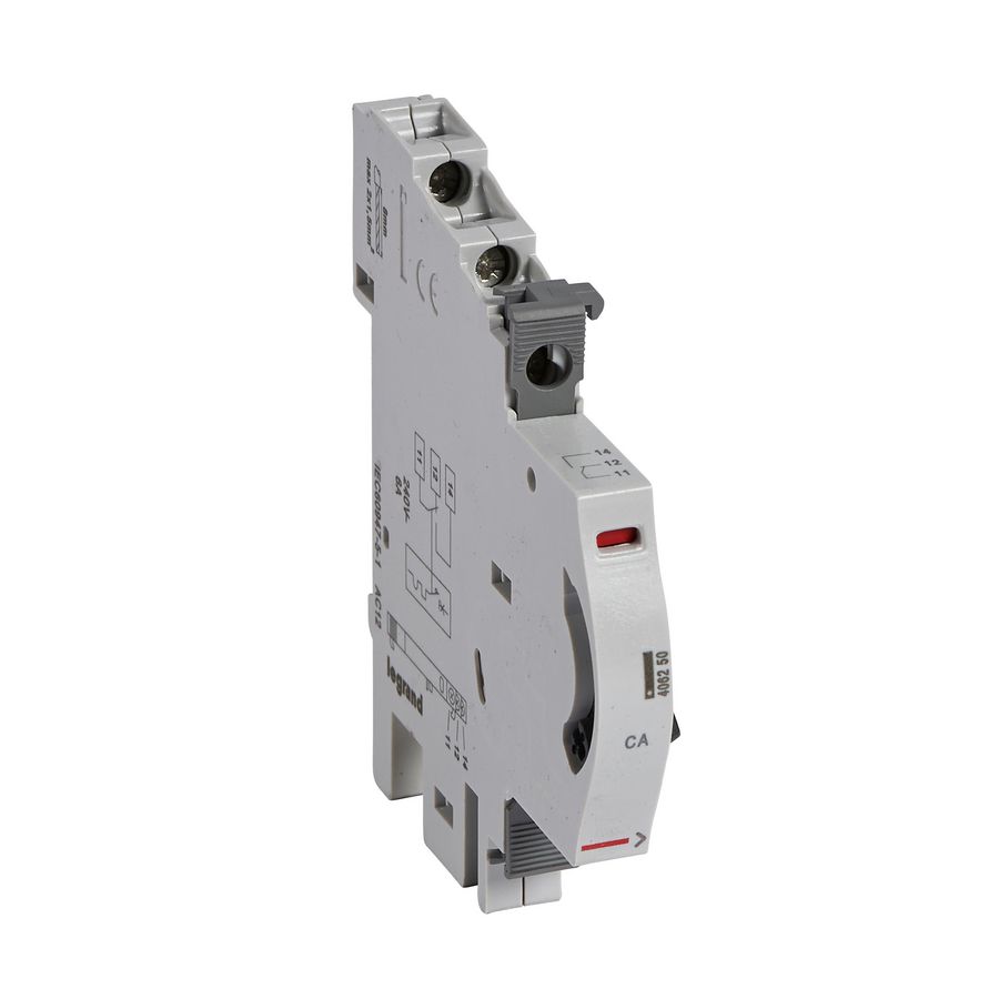 Hulpcontact wissel 250V 6A 0,5 module DX3 DIN