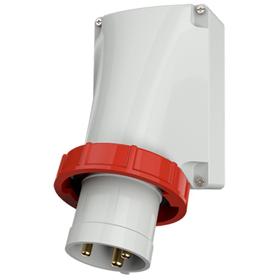 Toestelcontactdoos 63A 3-polig  9H 400V IP67