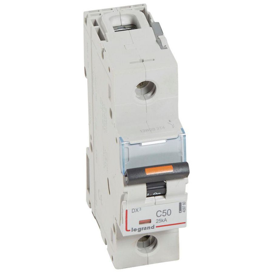 Installatieautomaat 1-polig C-karakteristiek 50A 25kA DX³ DIN
