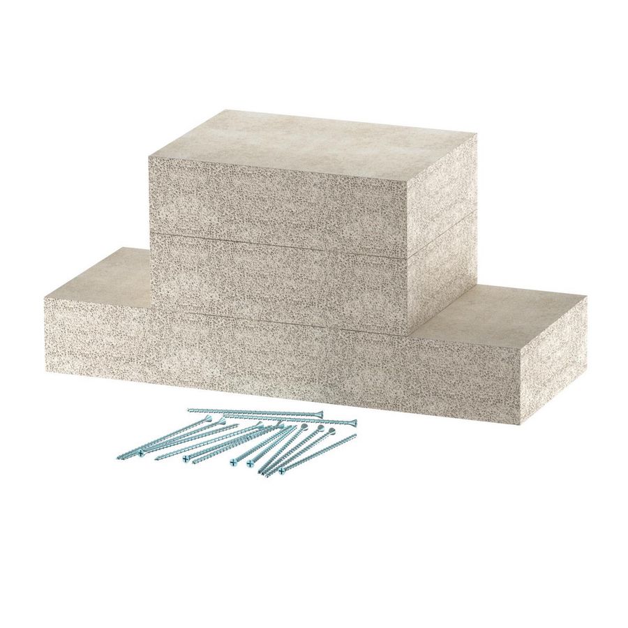 Wandaansluiting EI90 voor PLCD D090810 100x80 glasvezel gra