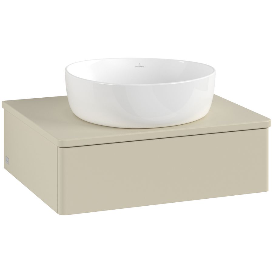 Wastafelonderkast Antao 600x190x500mm S.Grey Matt Lacquer L07050HJ