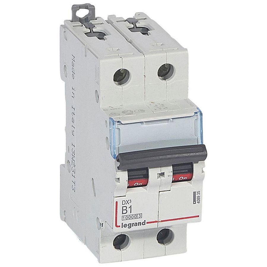 Installatieautomaat MCB DX³ 2-polig B-karakteristiek 1A 10000A
