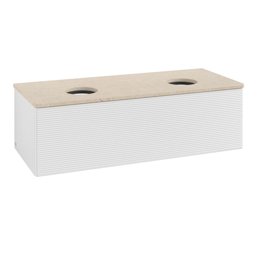 Wastafelonderkast Antao 1200x360x500mm G.White.L K35113GF