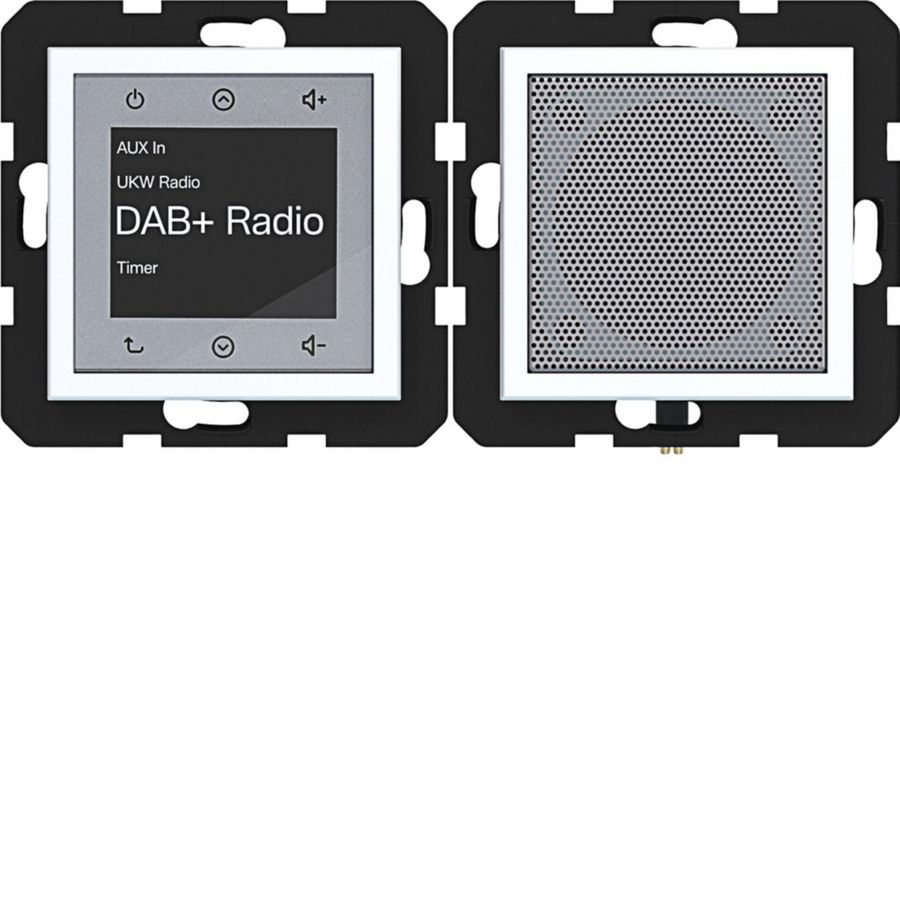 Radio touch DAB+ met luidspreker A.x/C.x lichtwit mat