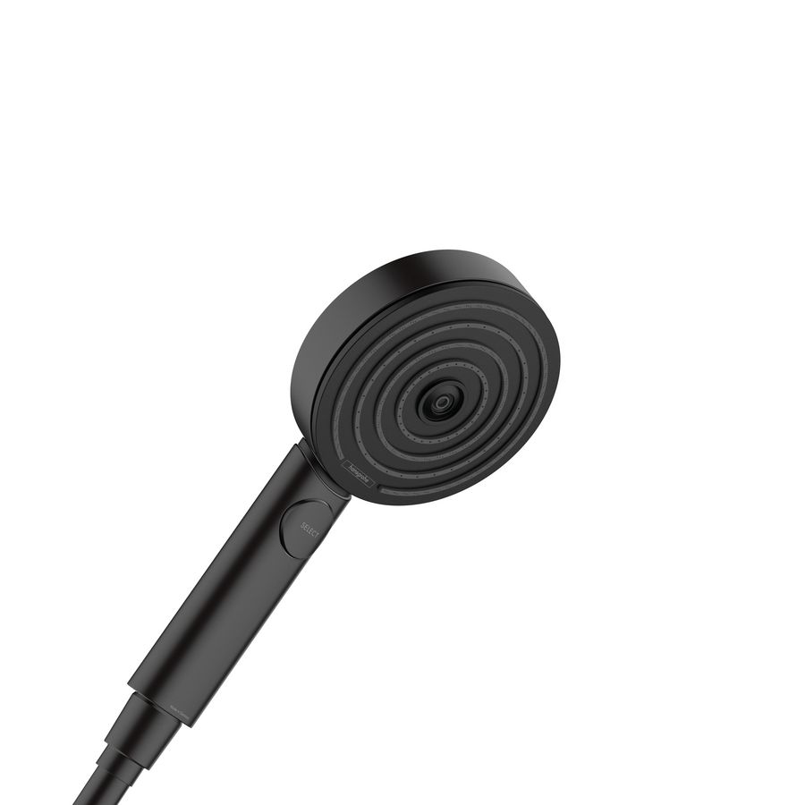 Pulsify Select hoofddouche 105 3 straalsoorten Relax. EcoSmart mat zwart