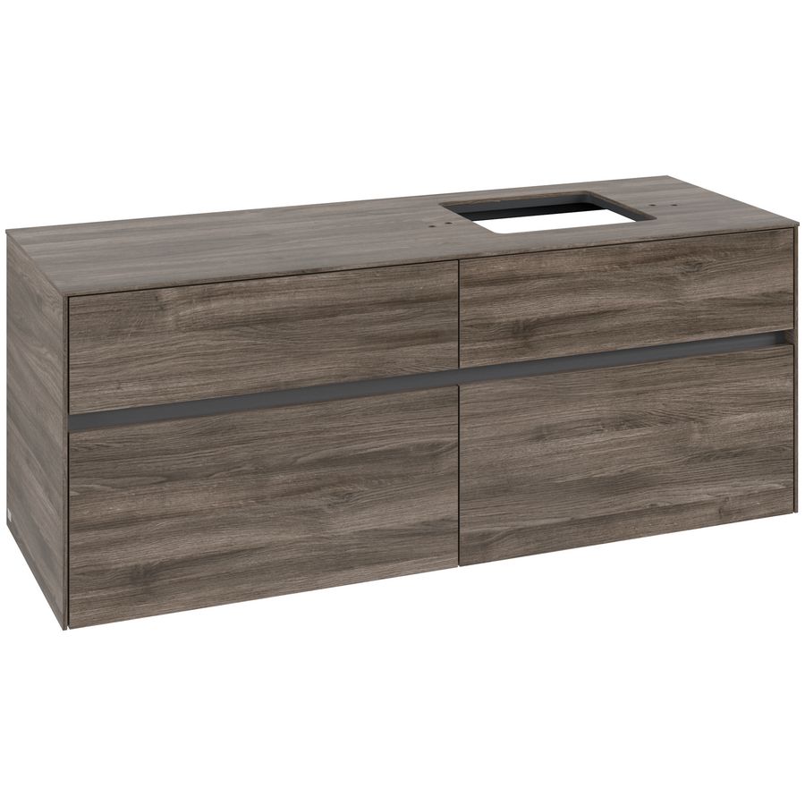 Wastafelonderkast Collaro 1400x548x500mm Sto.Oak C13300RK
