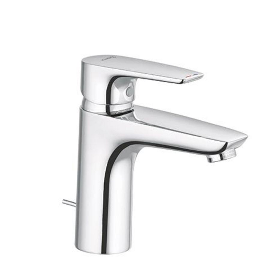 Pure&solid wastafelmengkraan met waste 100 chroom