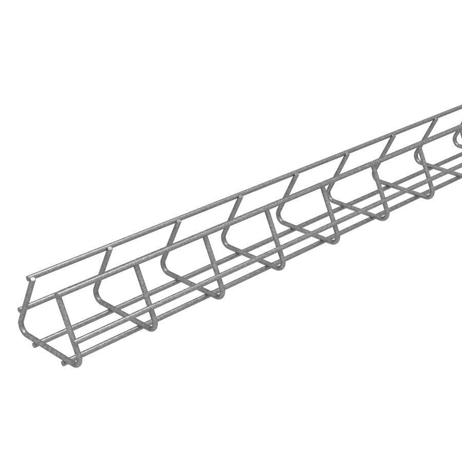 Lengte a 3m. Draadgoot TRI HDF B100 H80 ZnAl