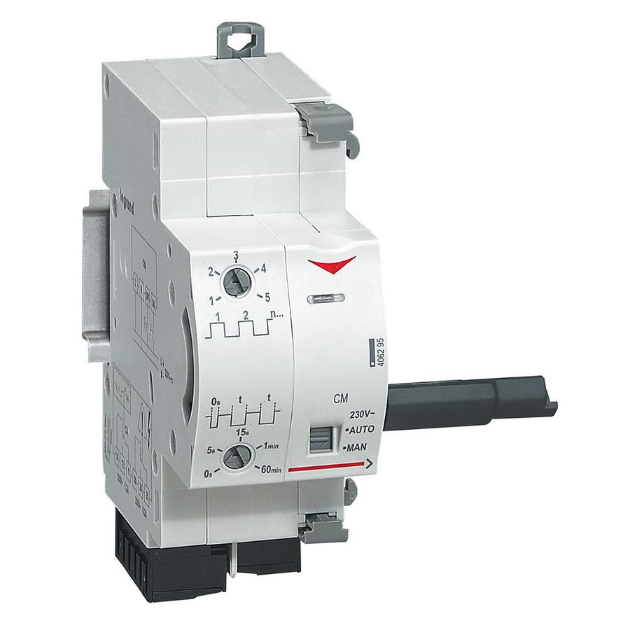 Motorbediening auto 230VAC DX3 DIN