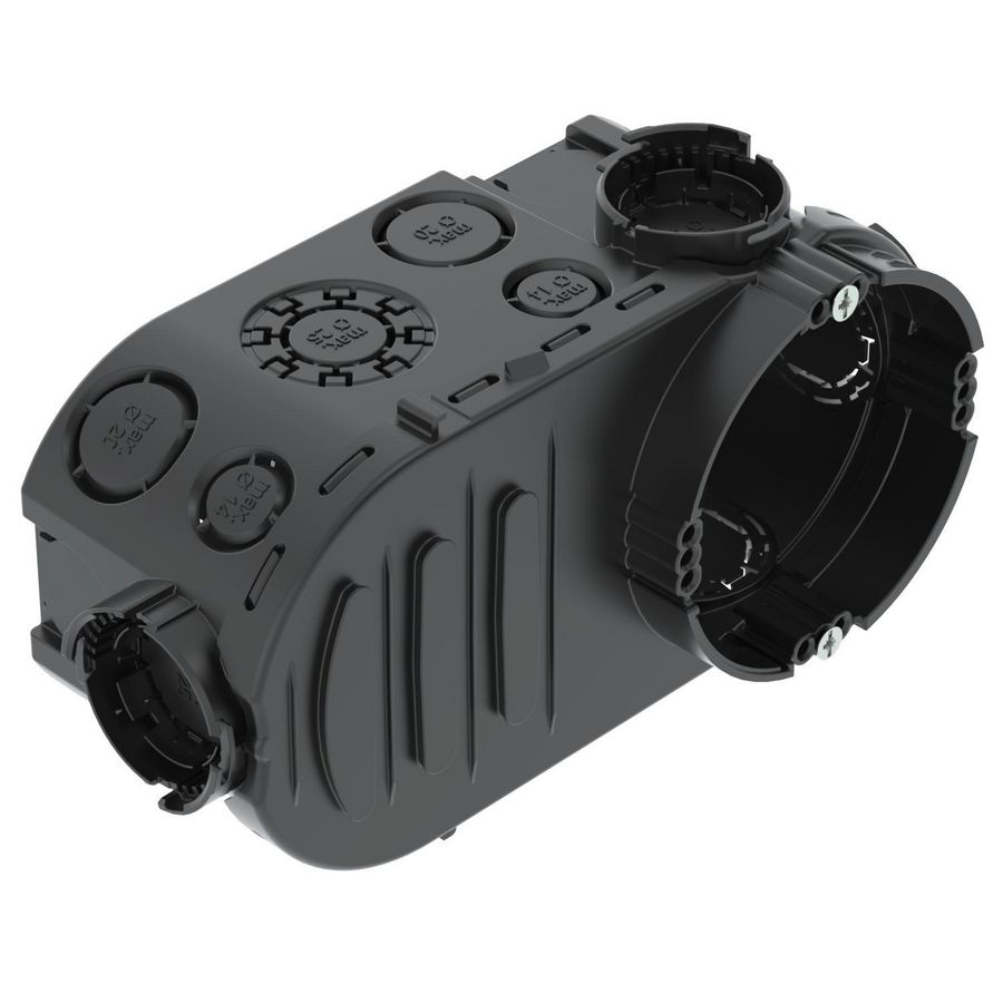 UP Flush elektrisch doos Ø60xH66x148 Polyprop VVE=10