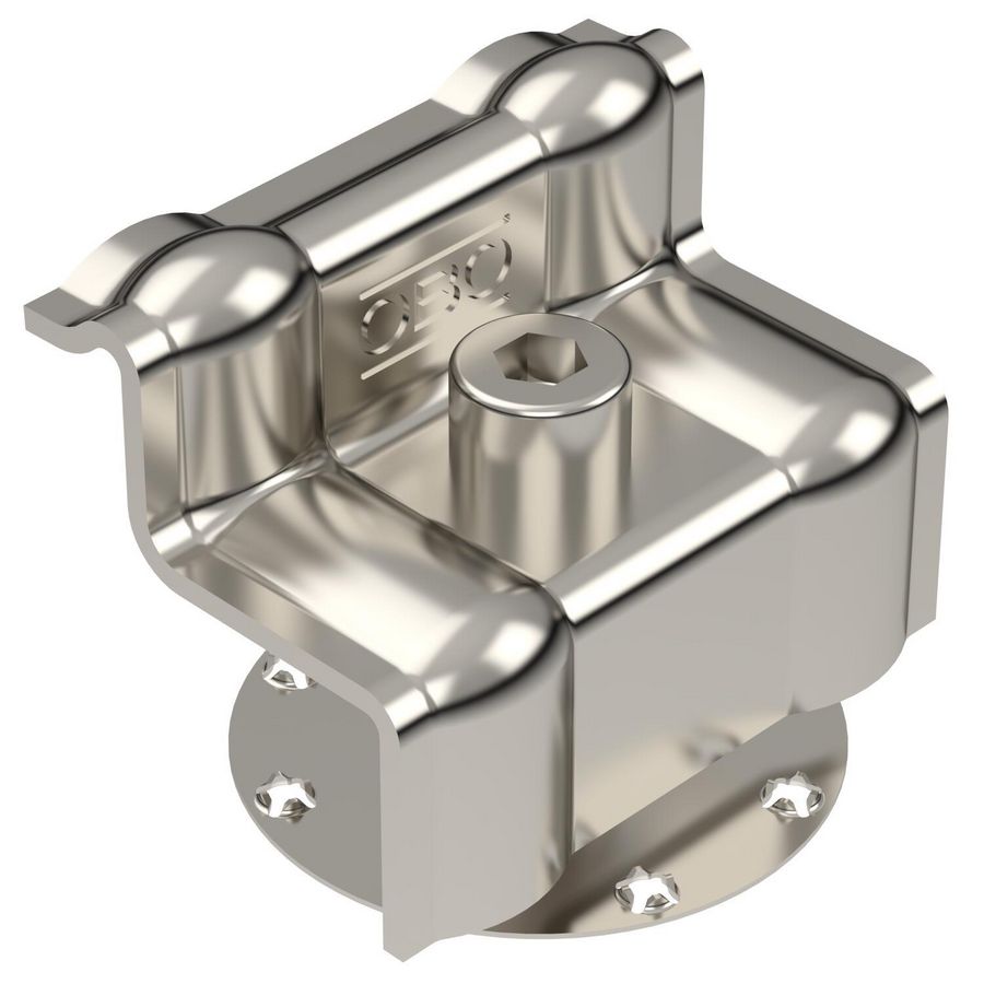 Eindklem met veer PV-montagesystemen 56x46x58 RVS 1.4 VVE=50