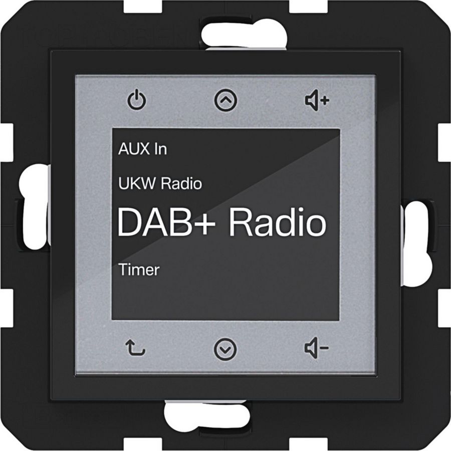 Radio touch DAB+ A.x/C.x nachtzwart glanzend