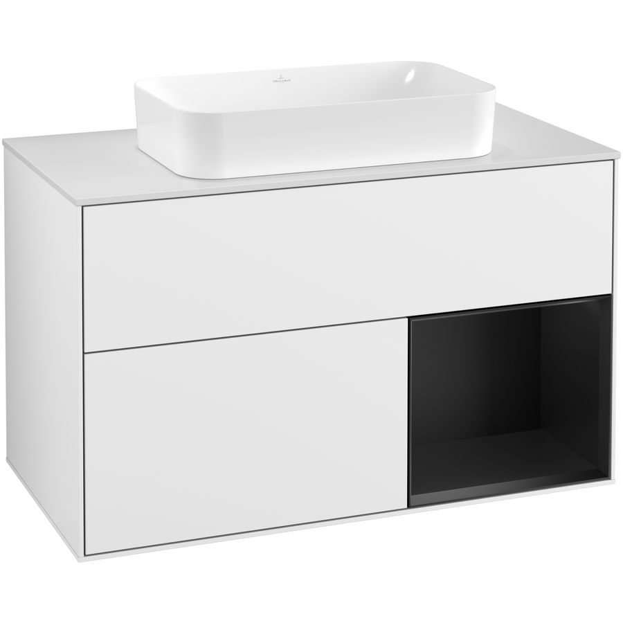 Wastafelonderkast Finion 1000x603x501mm G.White.L G251PDGF