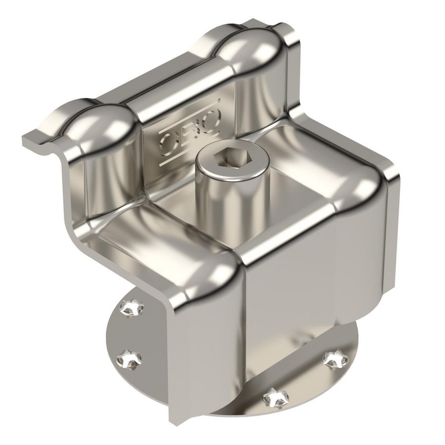 Eindklem met veer PV-montagesystemen 56x46x63 RVS 1.4 VVE=50