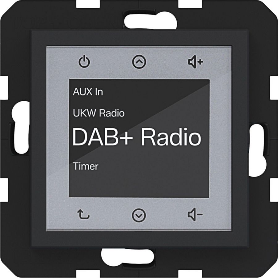 Radio touch DAB+ A.x/C.x nachtzwart mat