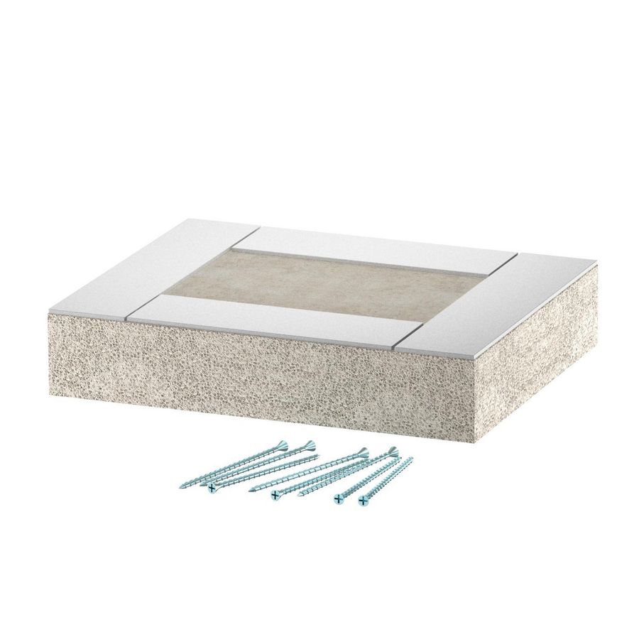 Eindstuk EI60 voor PLCD D060810 100x80 glasvezel grijs