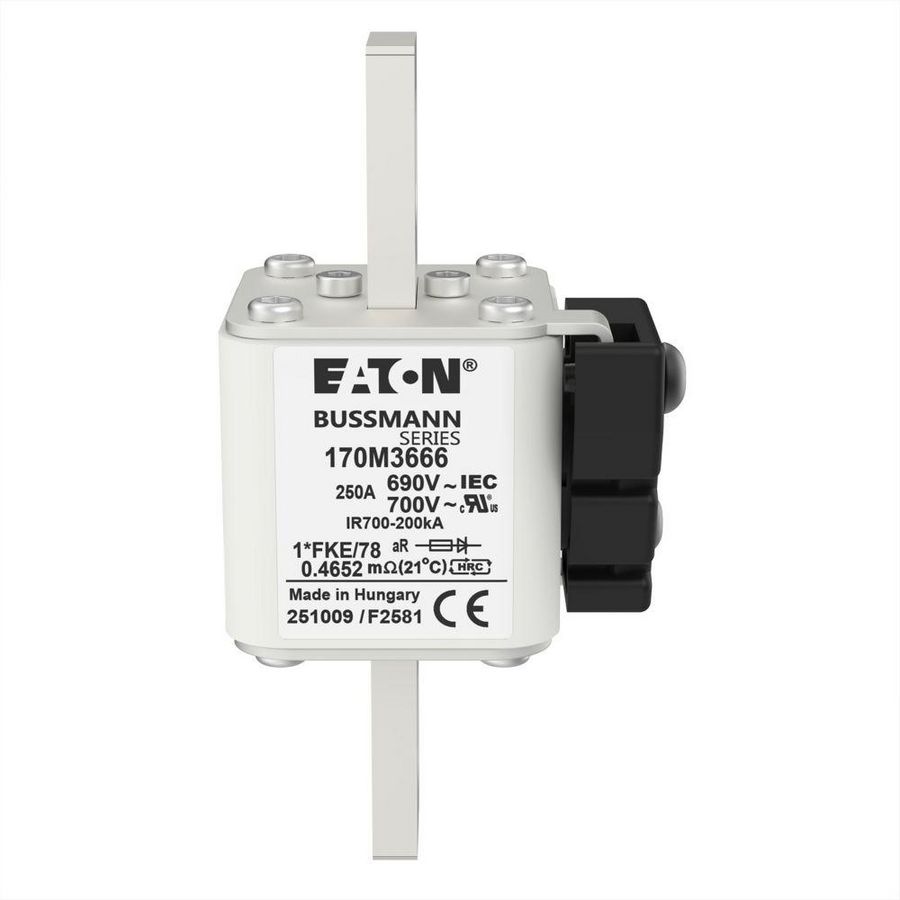 Zekering h. snelheid 250A AC 690V 200kA compact 1 45x VVE=6