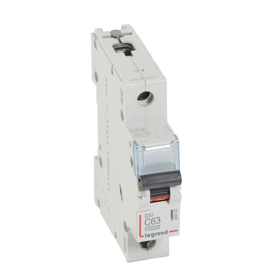 Installatieautomaat MCB DX³ 1-polig C-karakteristiek 63A 10000A